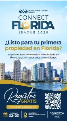Connect Florida Ibagué 2026: Oportunidades de Inversión Inmobiliaria en Florida llegan a Ibagué