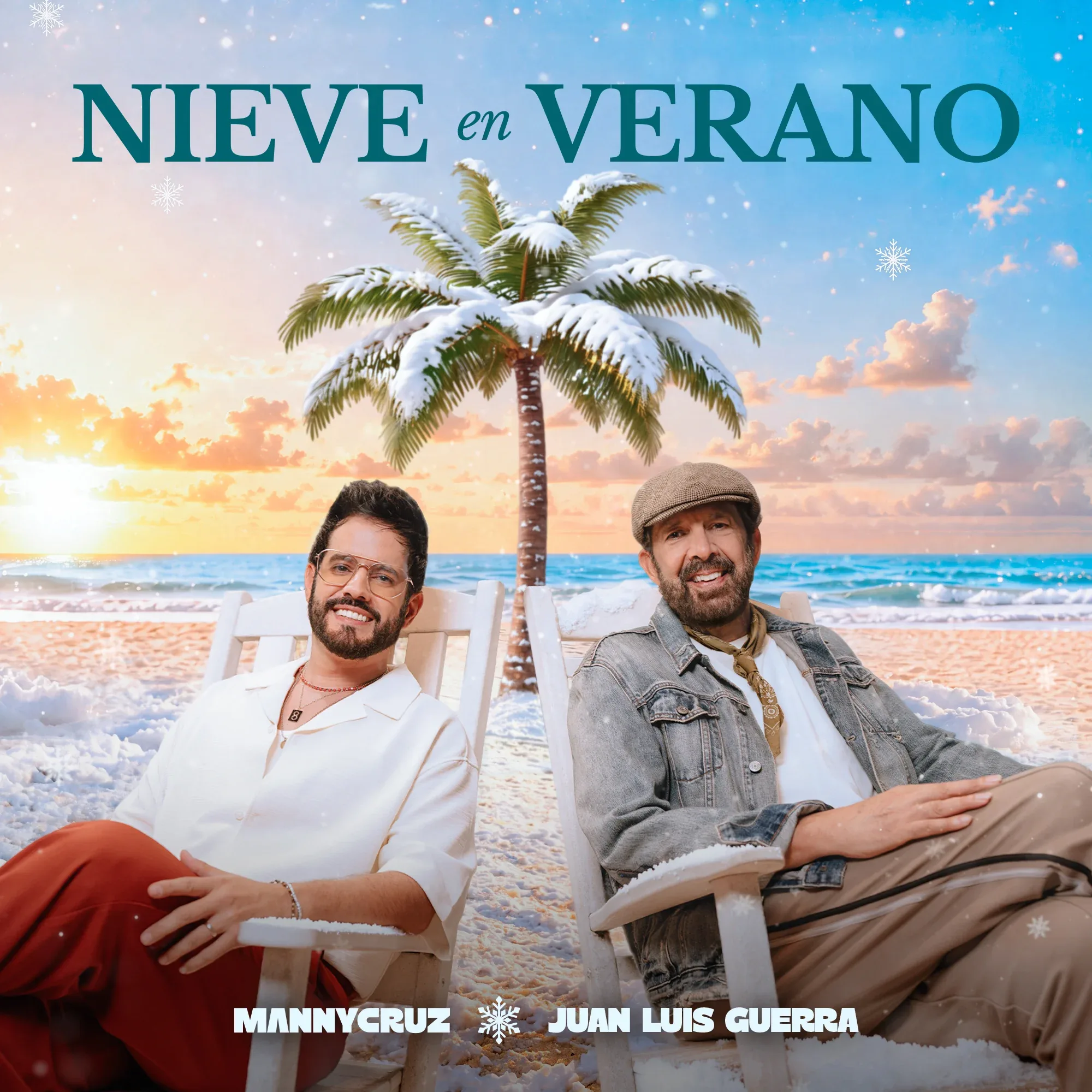 Juan Luis Guerra y Manny Cruz celebran el merengue en "Nieve en Verano"
