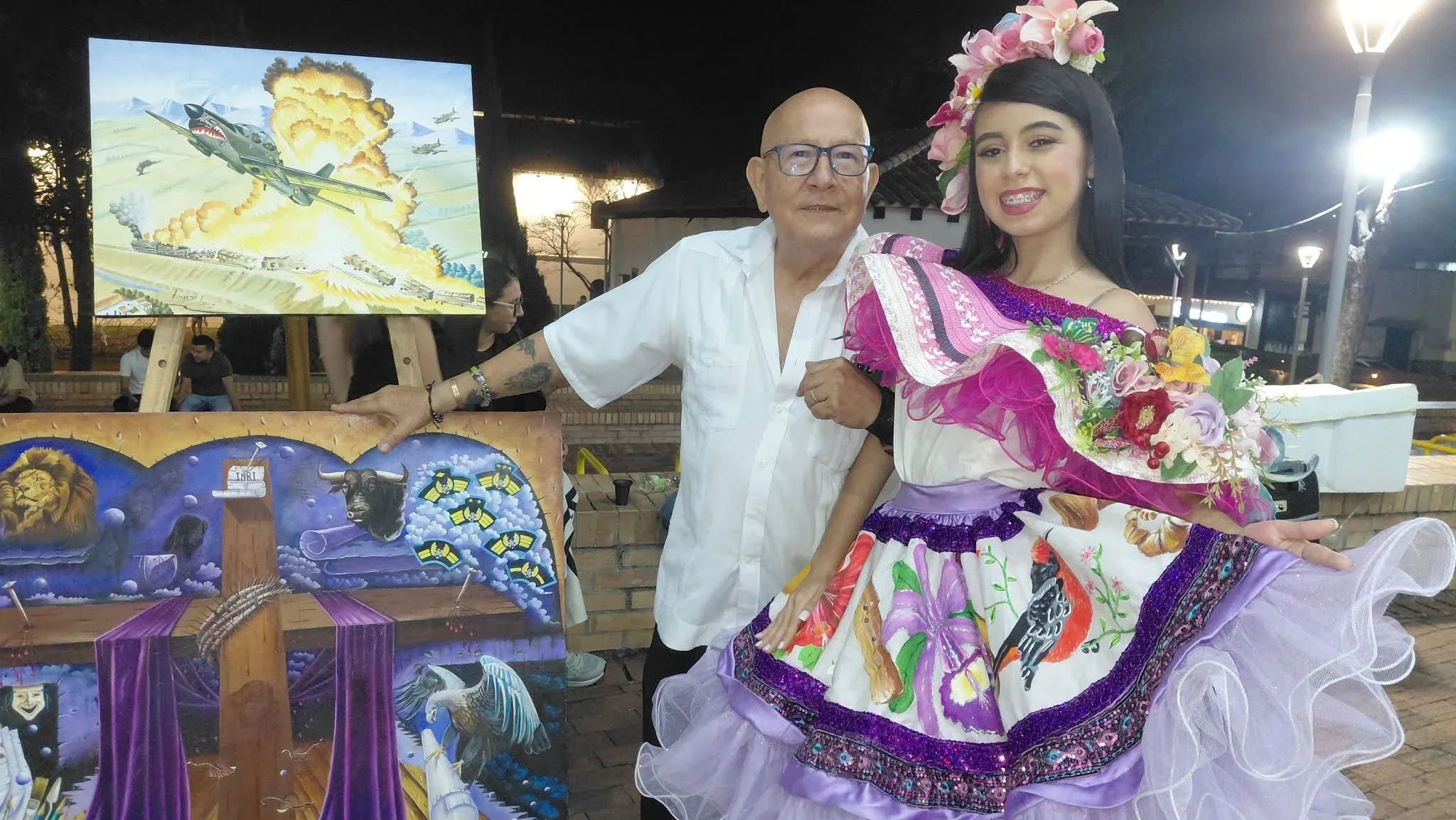 Leonardo López Parra, el hombre que convirtió sus recuerdos en lienzos