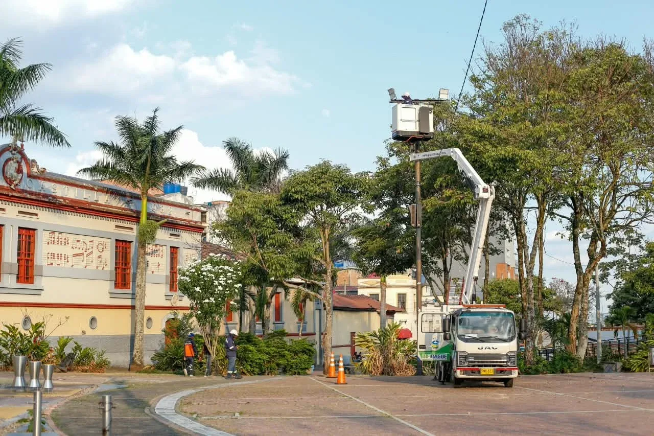 Alcaldía de Ibagué mejoró alumbrado público del Parque de la Música