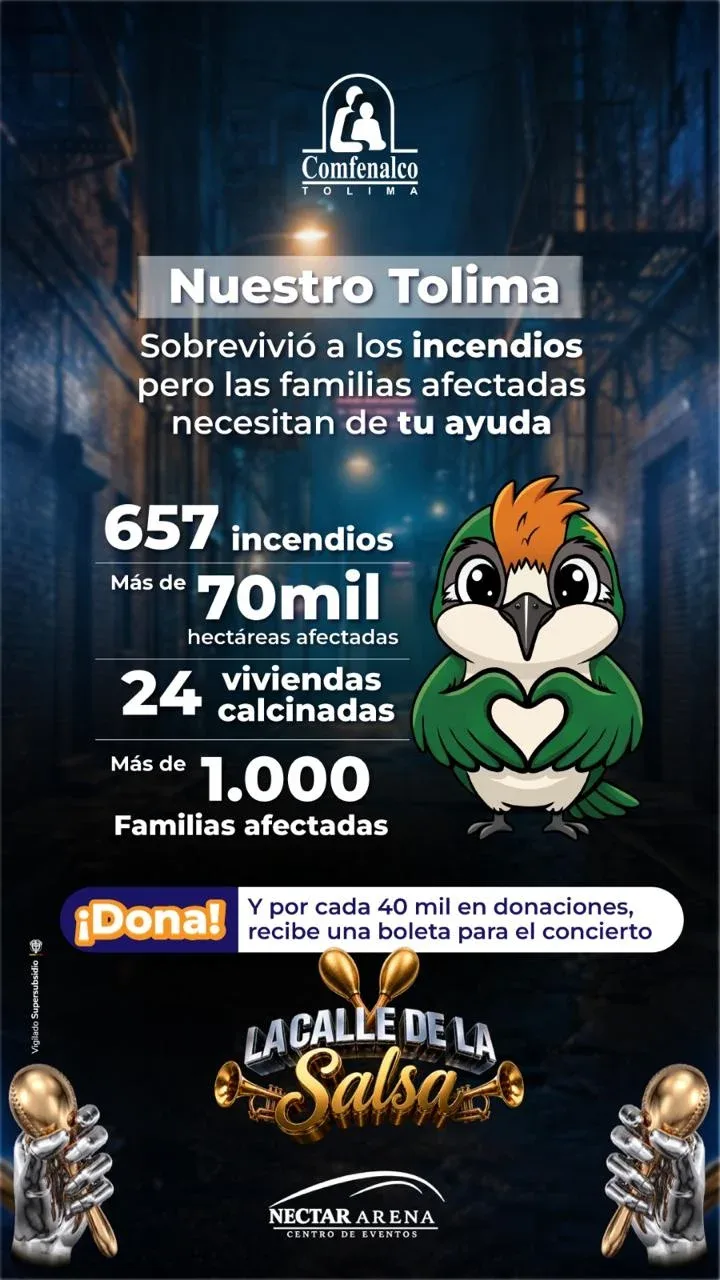 El Tolima necesita de nuestra solidaridad!