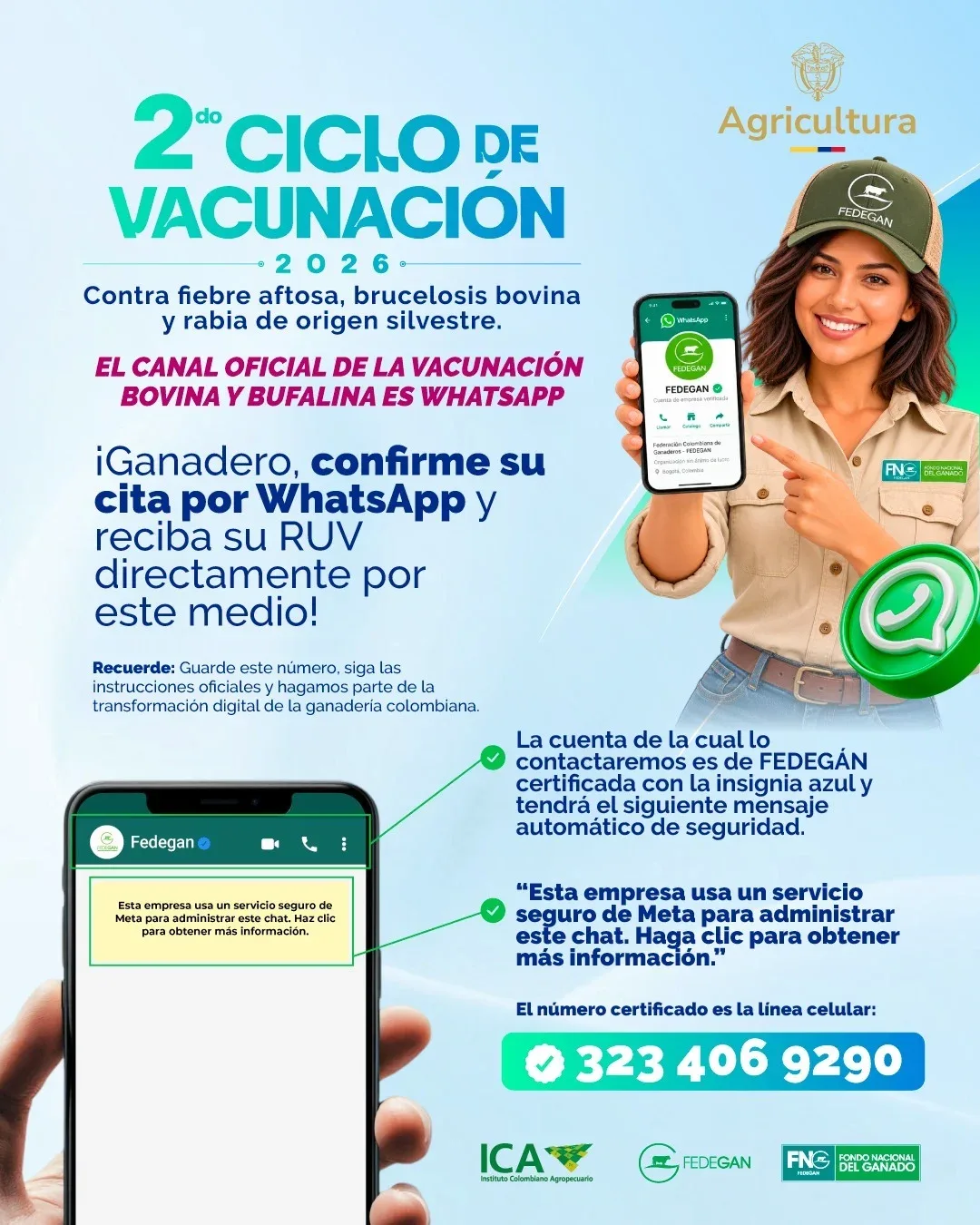 Conozca las novedades tecnológicas que implementará FEDEGÁN-FNG durante el II Ciclo de Vacunación contra aftosa