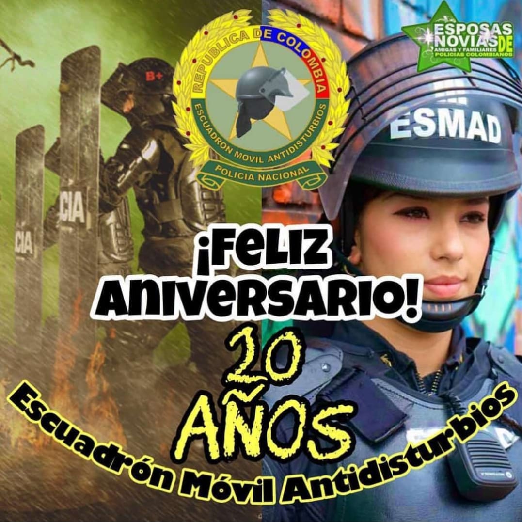 Feliz Aniversario Escuadro Móvil Anti-disturbios 10 años