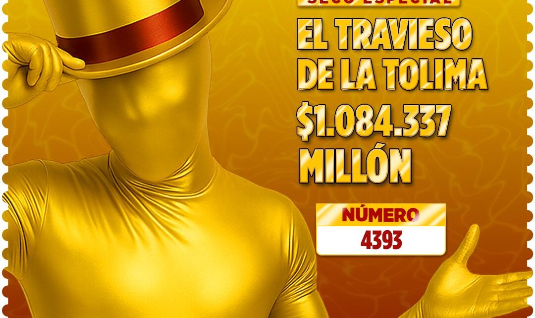 Lotería Tolima 10 noviembre Sorteo 4143
