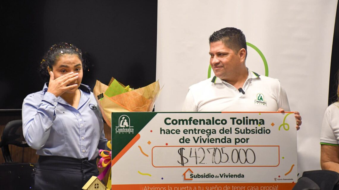 Comfenalco Tolima cierra 2025 con broche de oro entregando subsidios de vivienda