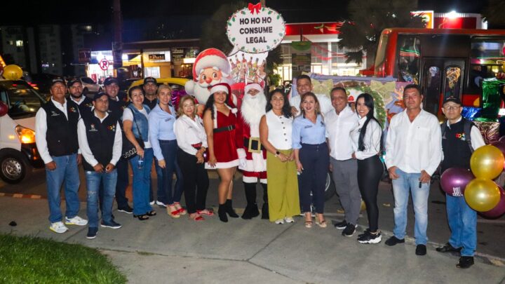Caravana de la Legalidad encendió la Navidad en Ibagué y dio inicio al alumbrado navideño legal