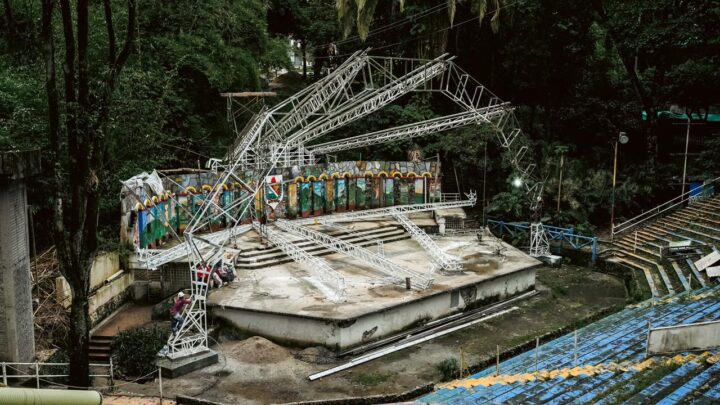 Alcaldesa Johana Aranda supervisa obras de mejoramiento en el Parque Centenario