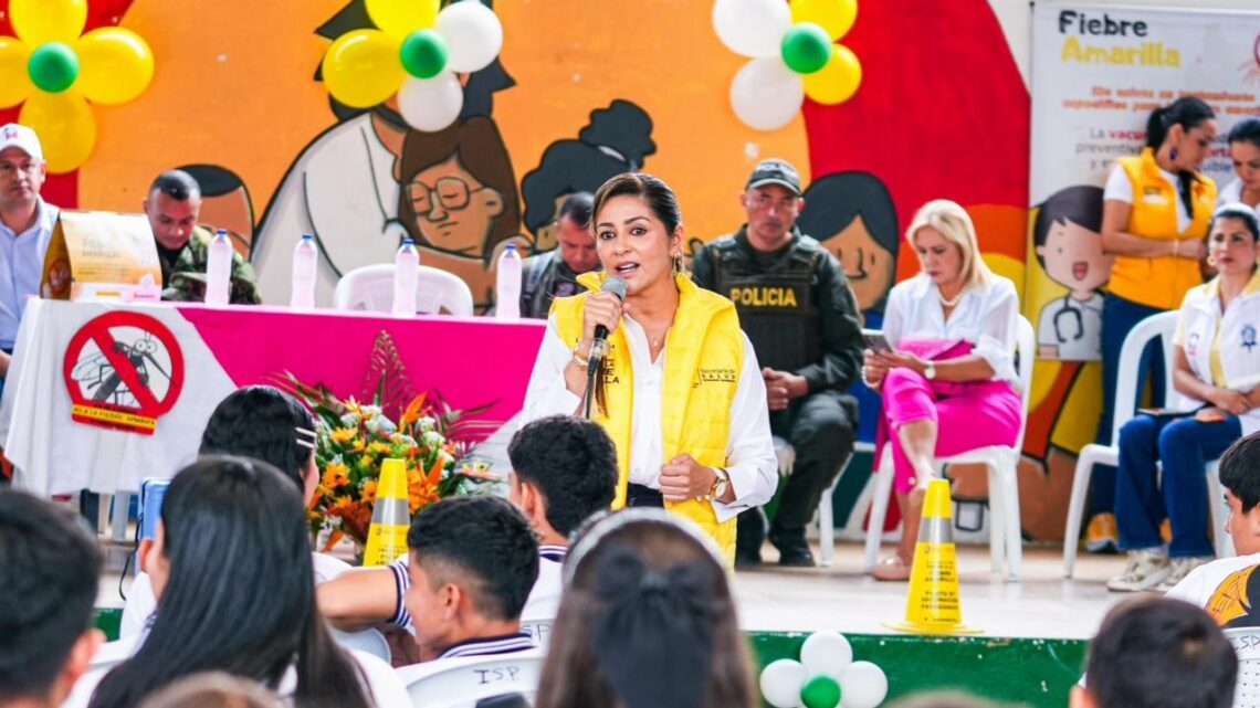 Gobernadora Matiz Lidera contraofensiva contra la fiebre amarilla en el Sur del Tolima