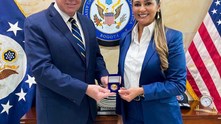 Gobernadora del Tolima impulsa cooperación con EE. UU. para implementar seguridad de última tecnología