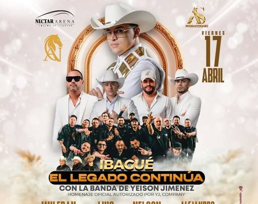 Comfenalco Tolima realiza homenaje a Yeison Jiménez junto a su banda oficial.