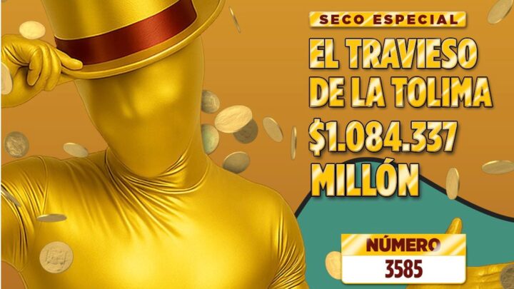 Lotería Tolima Resultados del sorteo 4162 – 24 de marzo:
