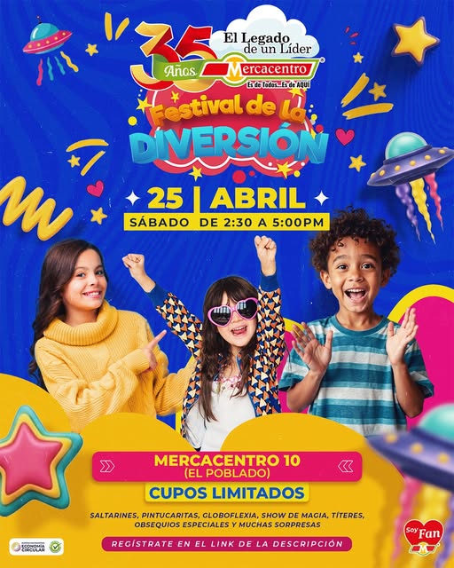 Mercacentro celebra el Mes de la Niñez con el Festival de la DiversiónIbagué, Tolima.