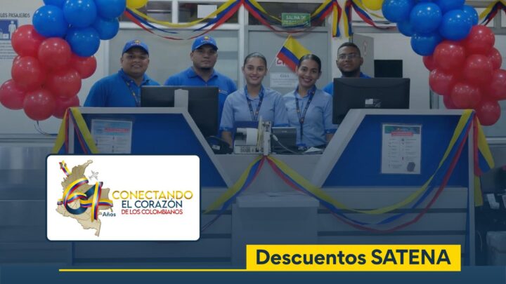 SATENA activa descuentos en 10 rutas regionales con motivo de su aniversario número 64