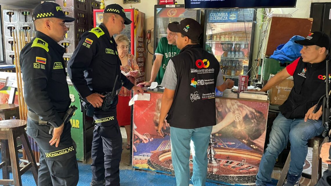 Cierre de billar en Ibagué por licor con estampillas falsas: GOAT intensifica golpe al contrabando y protege la economía legal