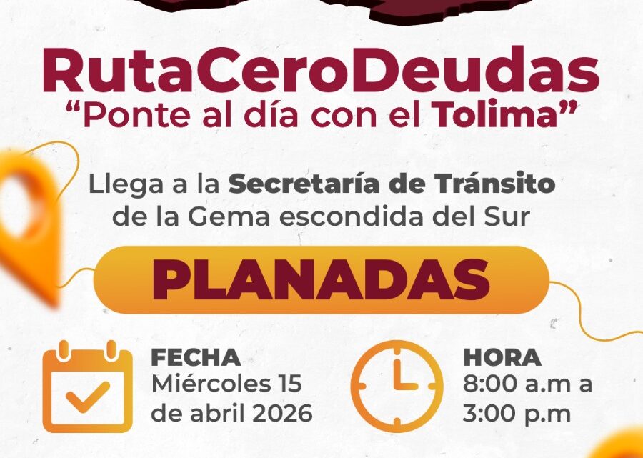 La Ruta Cero Deudas regresa al territorio y llega a Planadas