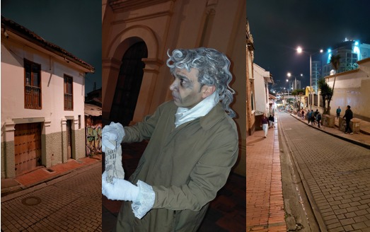 Tour de los fantasmas en la Candelaria cautiva en el Congreso de CONFETUR en Bogota.