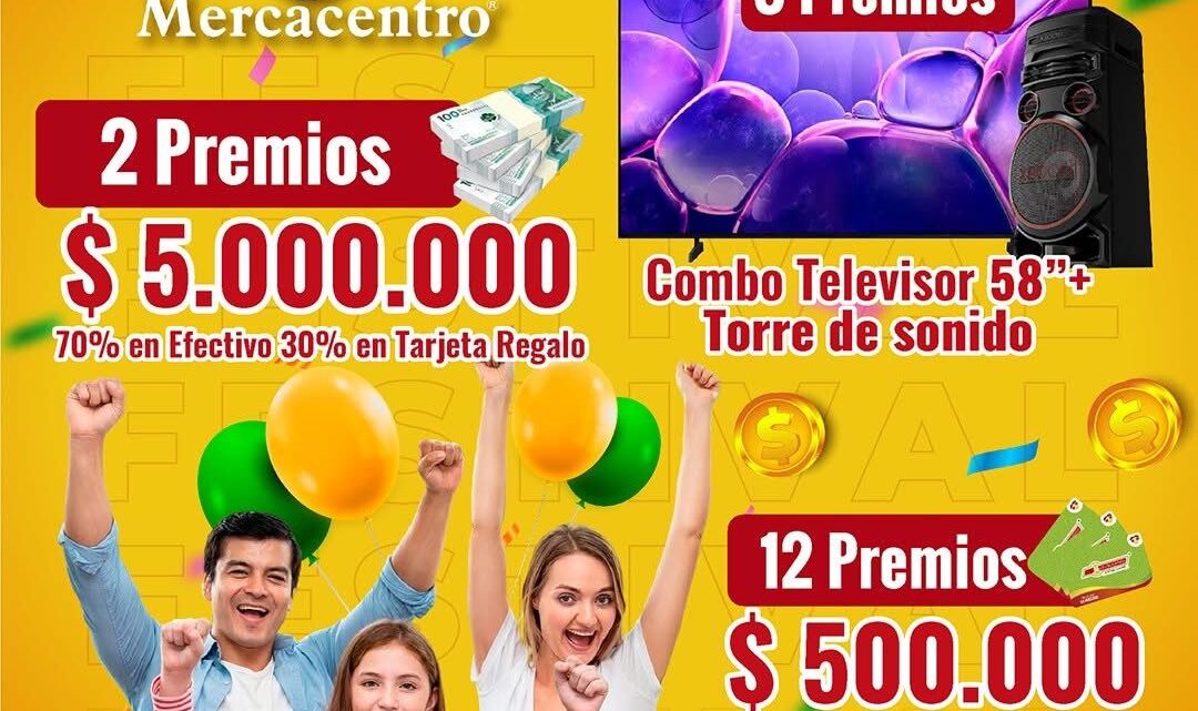Mercacentro Festival de Premios y Descuentos