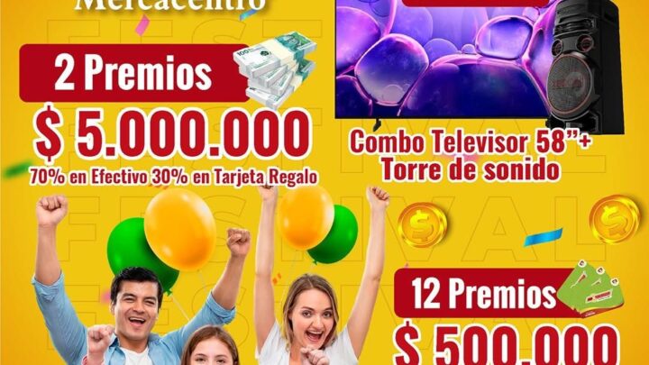 Mercacentro Festival de Premios y Descuentos