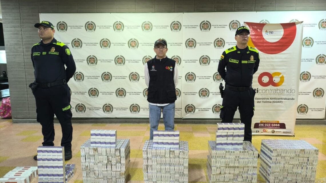 Golpe al contrabando en Ibagué: más de 2.200 cajetillas ilegales fuera del mercado