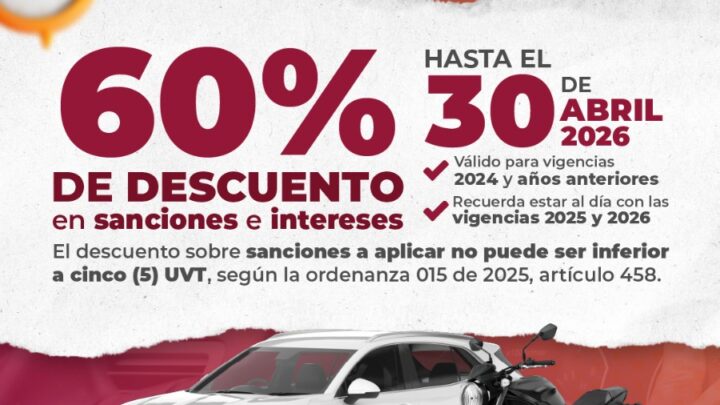 Hoy jueves: último día para descuento del 60 % en sanciones e intereses del Impuesto Vehicular