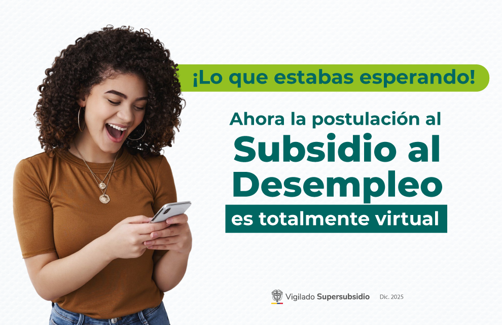 Postulación al Subsidio de Desempleo ahora será 100% virtual