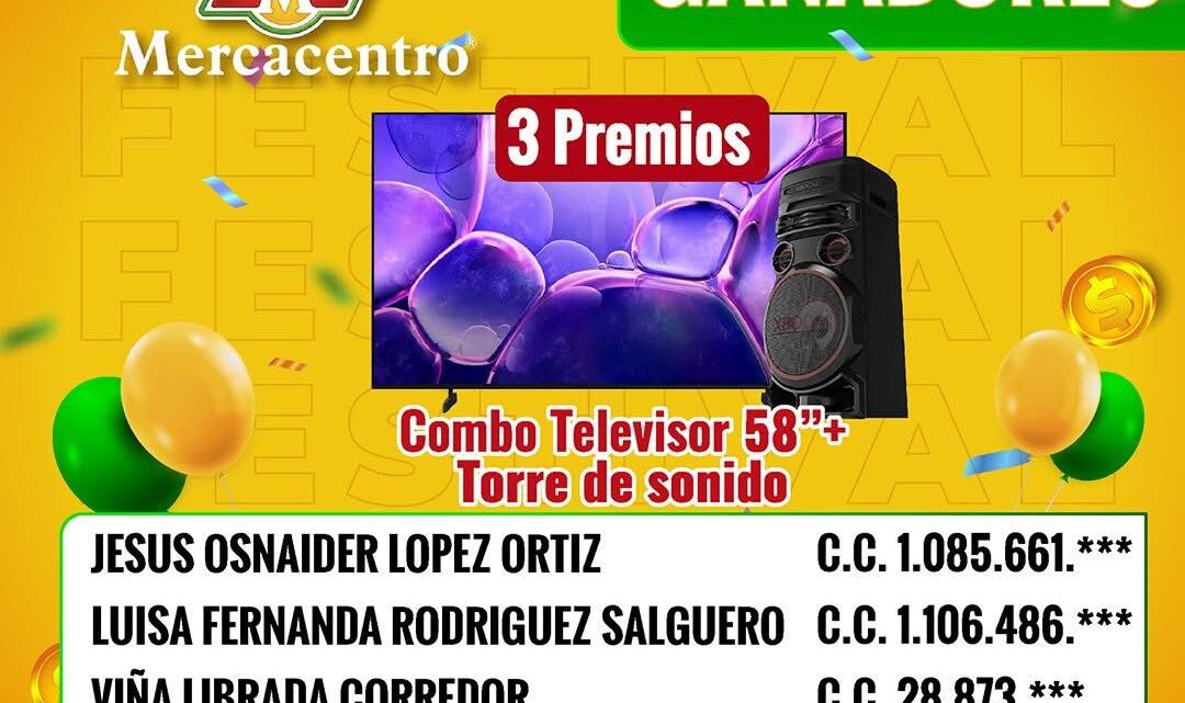 Mercacentro celebra 35 años premiando la fidelidad de sus clientes con su Festival de Descuentos y Premios