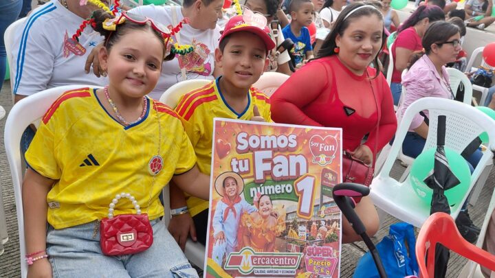 Festival de la Alegría de Mercacentro llenó de sonrisas y diversión a cientos de niños en Ibagué