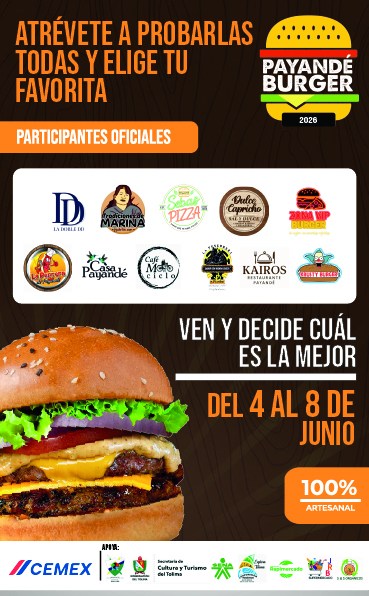 Payande Burguer Del 4 al 8 de junio 2026