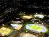 Alcaldía realizó mantenimiento al sistema de iluminación de escenarios en el Parque Deportivo