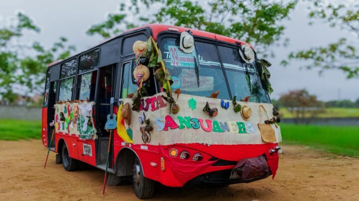 Busetas de Ibagué se visten de fiesta con la Ruta Sanjuanera