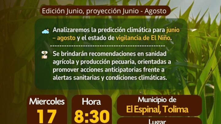 Fedearroz : Mesa Técnica Agroclimática del Tolima