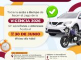 Últimos días para pagar el Impuesto Vehicular vigencia 2026 sin sanciones ni intereses.