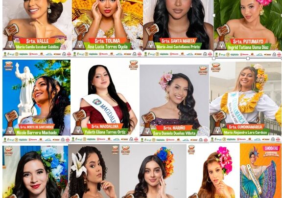 El Espinal recibe a las candidatas del 18 Reinado Nacional del San Pedro 2026