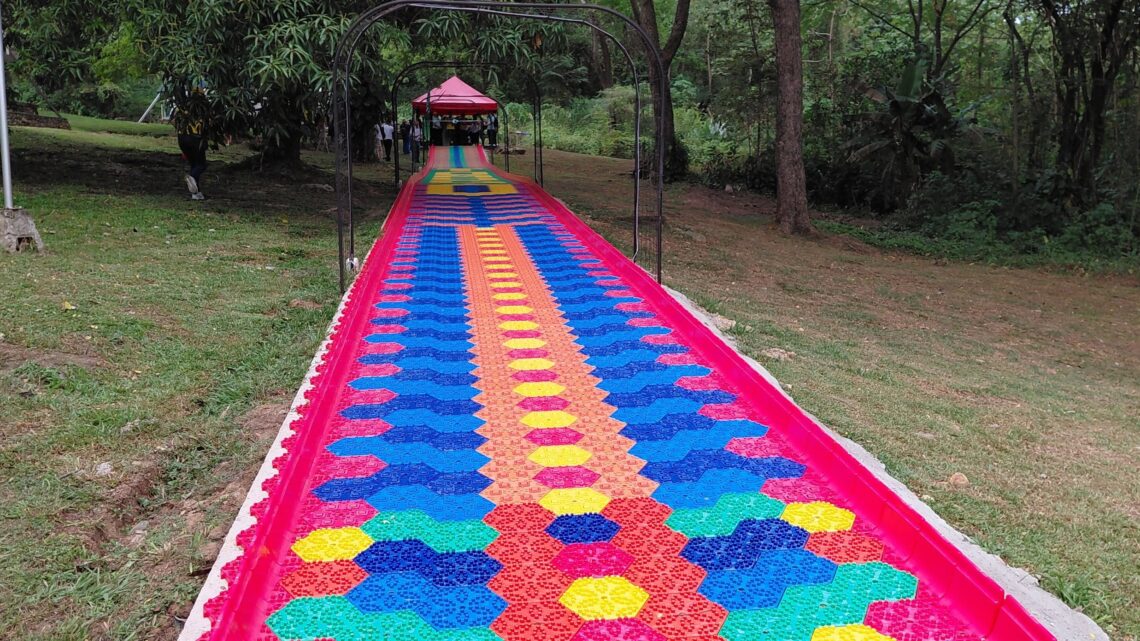 Comfenalco Tolima inaugura el único tobogán seco del departamento en el Centro Recreacional Tomogó