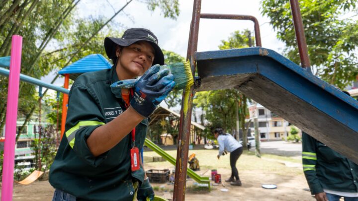 Habitantes de Terrazas de Boquerón destacan intervención de Alcaldía de Ibagué en parque del sector