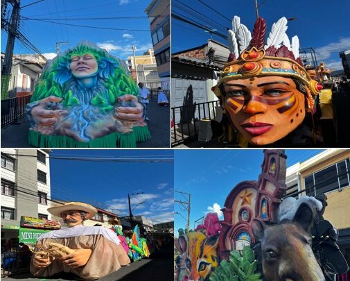 Carrozas inspiradas en las maravillas del Tolima deslumbraron en el Gran Desfile de San Pedro del 52° Festival Folclórico Colombiano