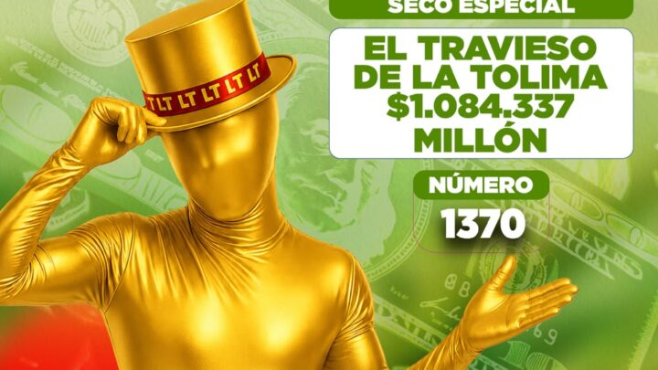 Lotería Del Tolima  sorteo 4183 Agosto 18 2026