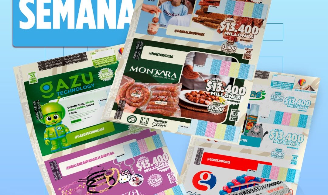 Lotería Tolima Sorteo 4185