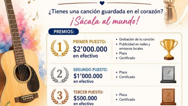 Tolima se prepara para recibir el Primer Festival de la Canción Inédita “Artistas de Mi Tierra”