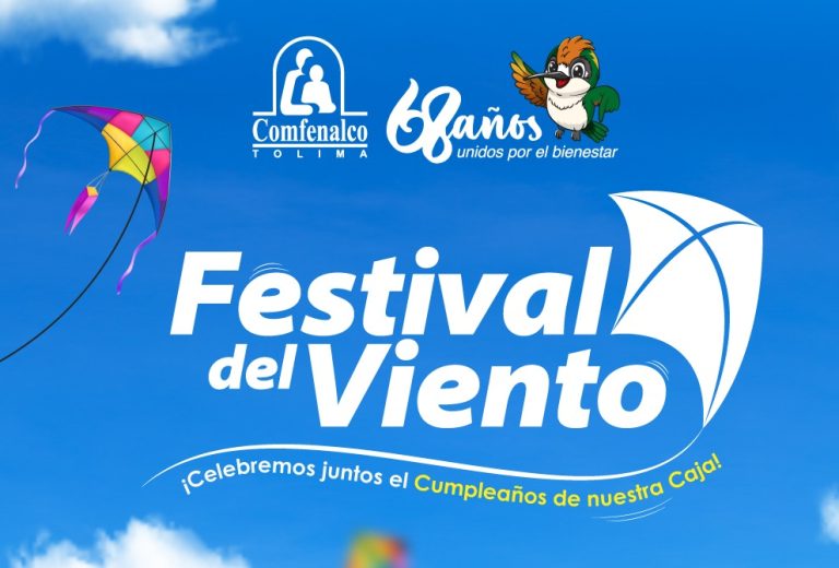 Así será el Festival del Viento 2026 en el cumpleaños de Comfenalco Tolima
