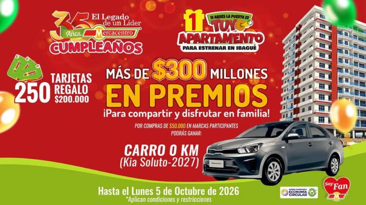 Mercacentro Cumple 35 años queremos celebrarlo contigo por todo lo alto!