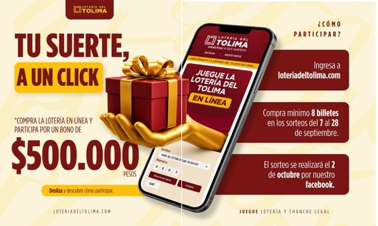 Juegue La Lotería Del Tolima