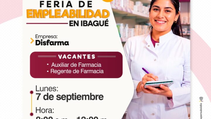 Comfatolima: Auxiliares y regentes de farmacia: Disfarma busca talento en el Tolima